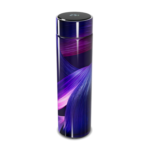 Garrafa Térmica Touch - Estampa Roxa Digital