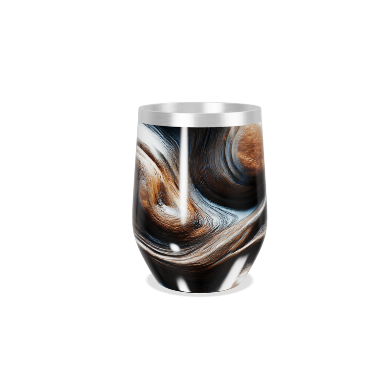 Copo Térmico Slim - Estampa Mármore Preto