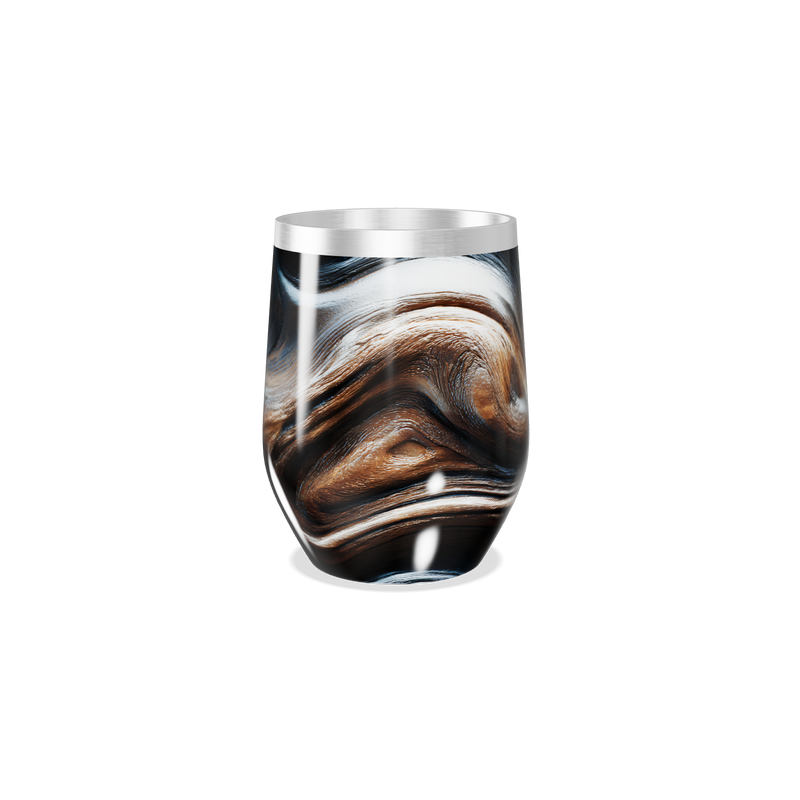 Copo Térmico Slim - Estampa Mármore Preto