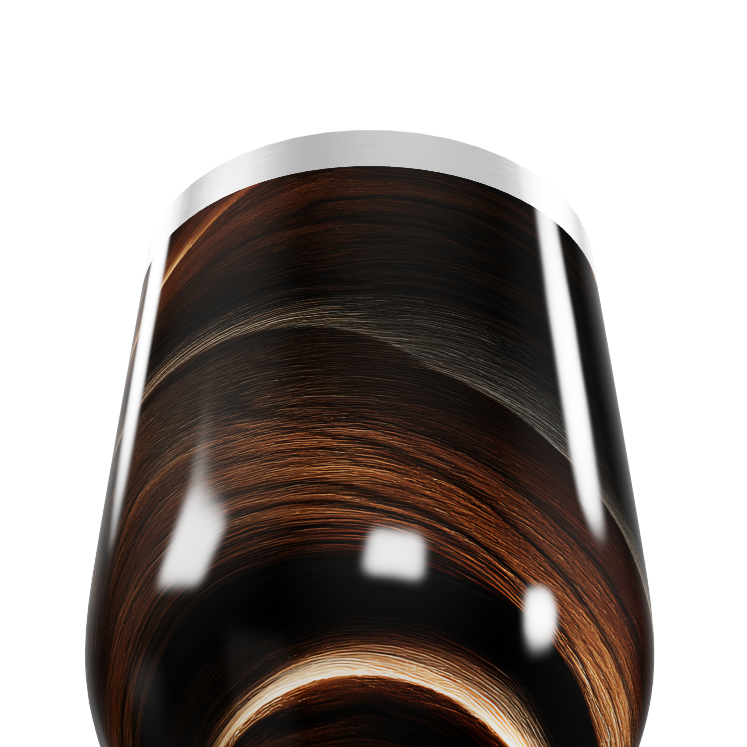 Copo Térmico Slim - Madeira Aço Inox