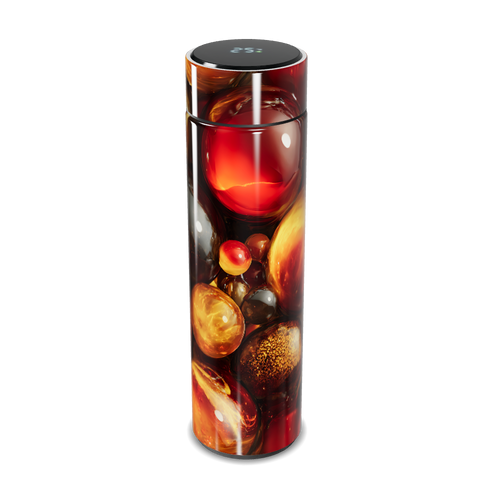 Garrafa Térmica Touch - Design Abstrato Colorido