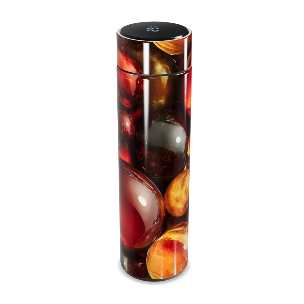 Garrafa Térmica Touch - Design Abstrato Colorido