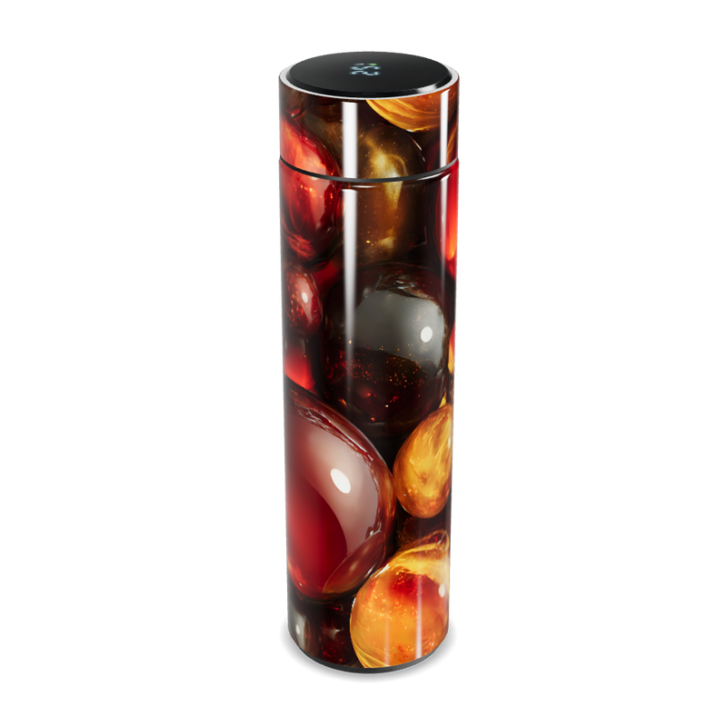 Garrafa Térmica Touch - Design Abstrato Colorido