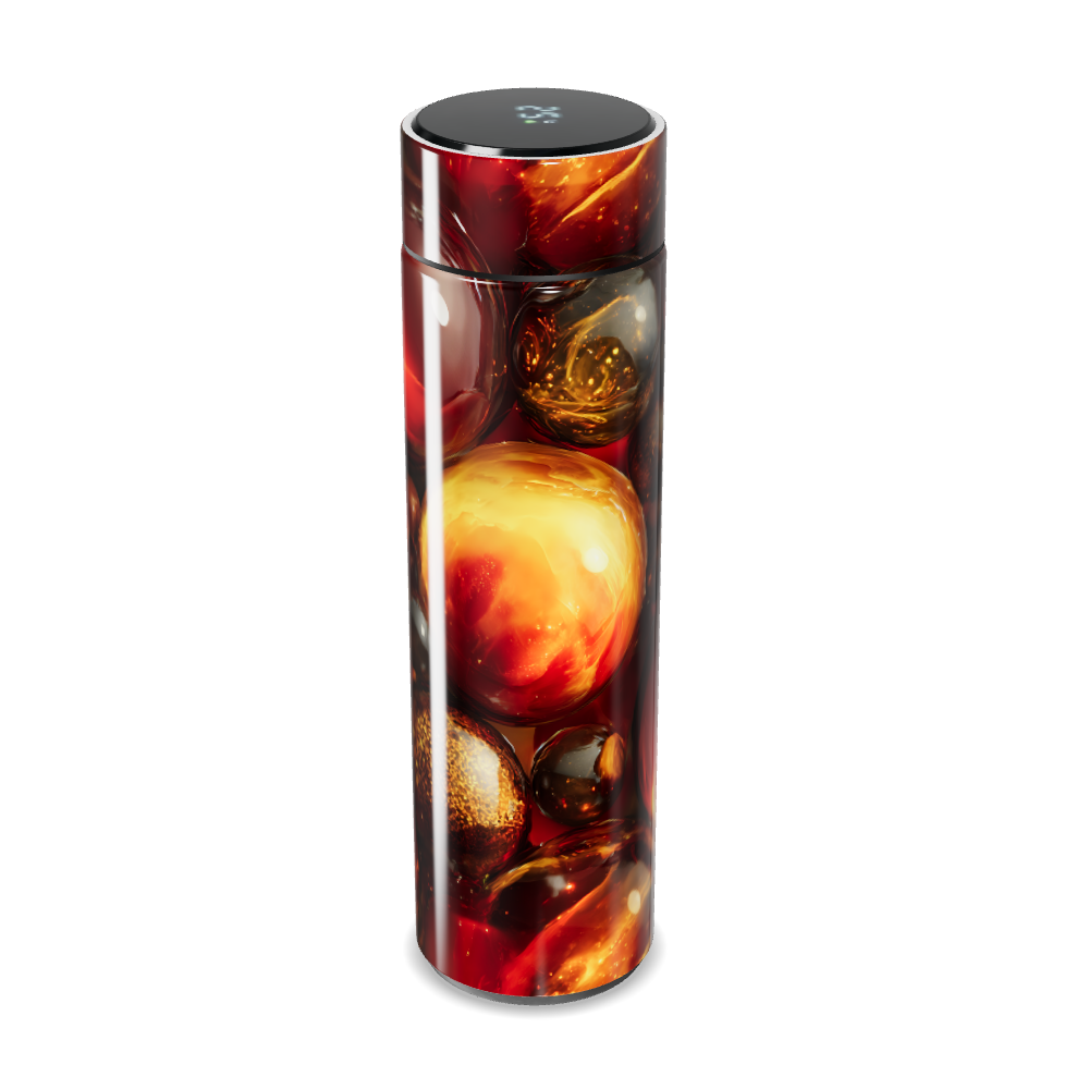 Garrafa Térmica Touch - Design Abstrato Colorido