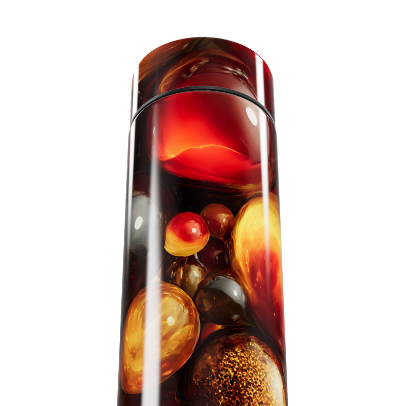 Garrafa Térmica Touch - Design Abstrato Colorido