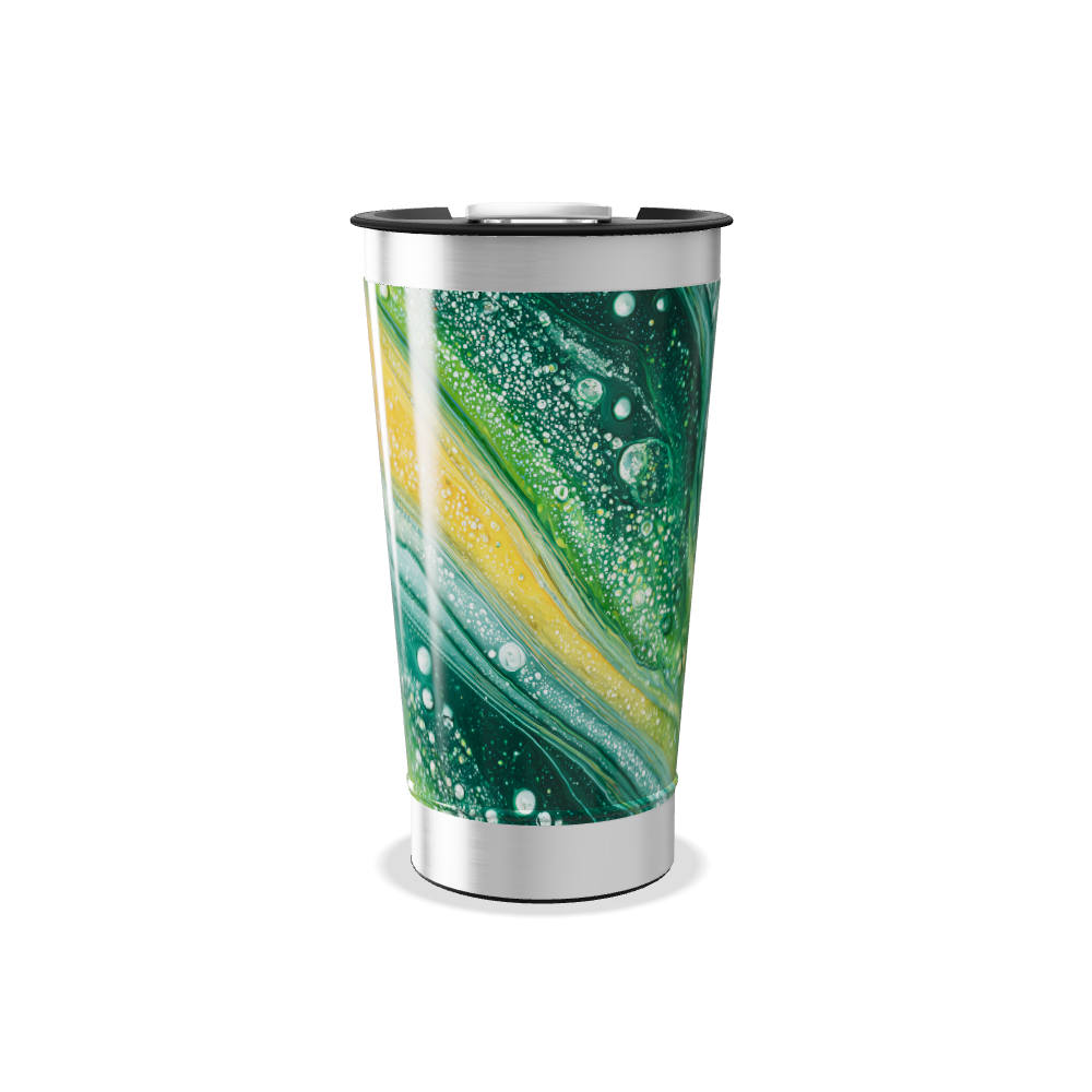 Copo Térmico - Estampa Abstrata Colorida