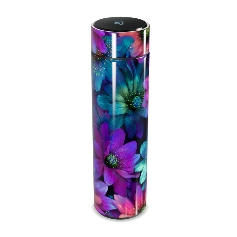 Garrafa Térmica Touch - Flores Coloridas