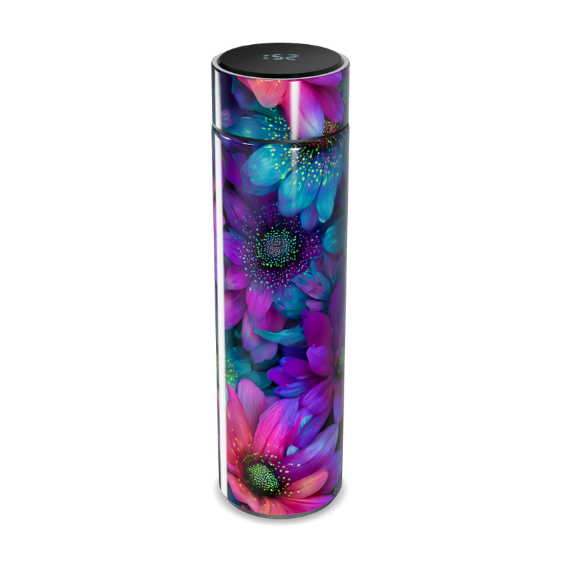 Garrafa Térmica Touch - Flores Coloridas