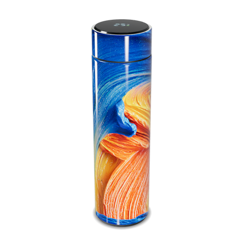 Garrafa Térmica Touch - Colorida com Display LED