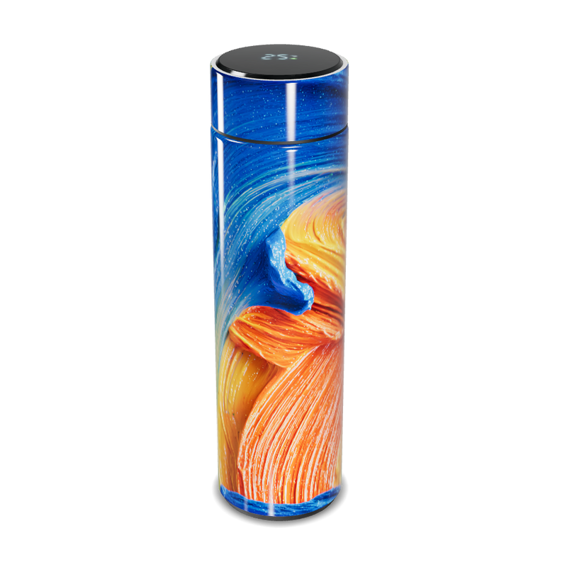 Garrafa Térmica Touch - Colorida com Display LED