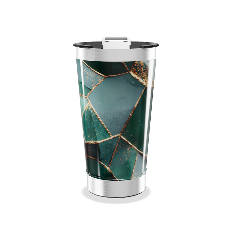 Copo Térmico - Verde Marmorizado