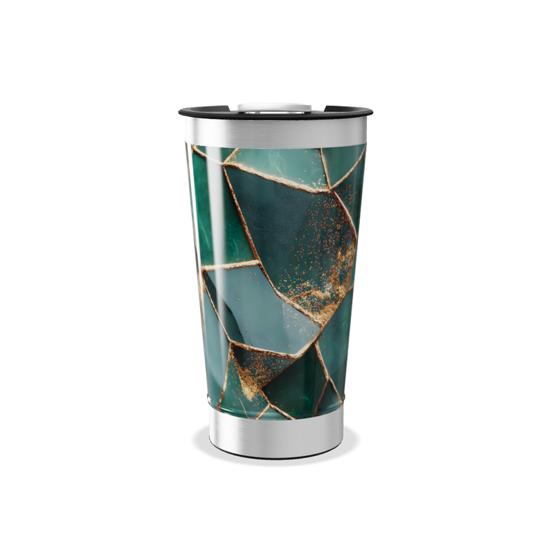 Copo Térmico - Verde Marmorizado