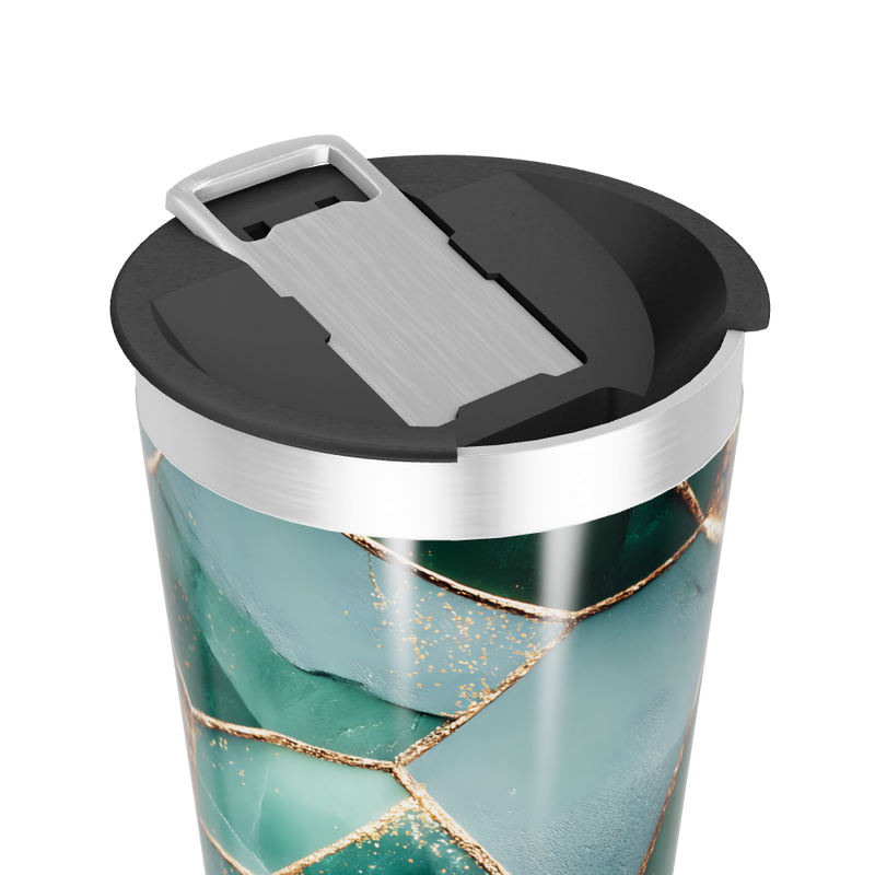 Copo Térmico - Verde Marmorizado