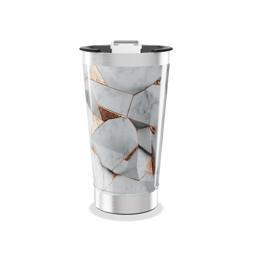 Copo Térmico - Mármore Geométrico