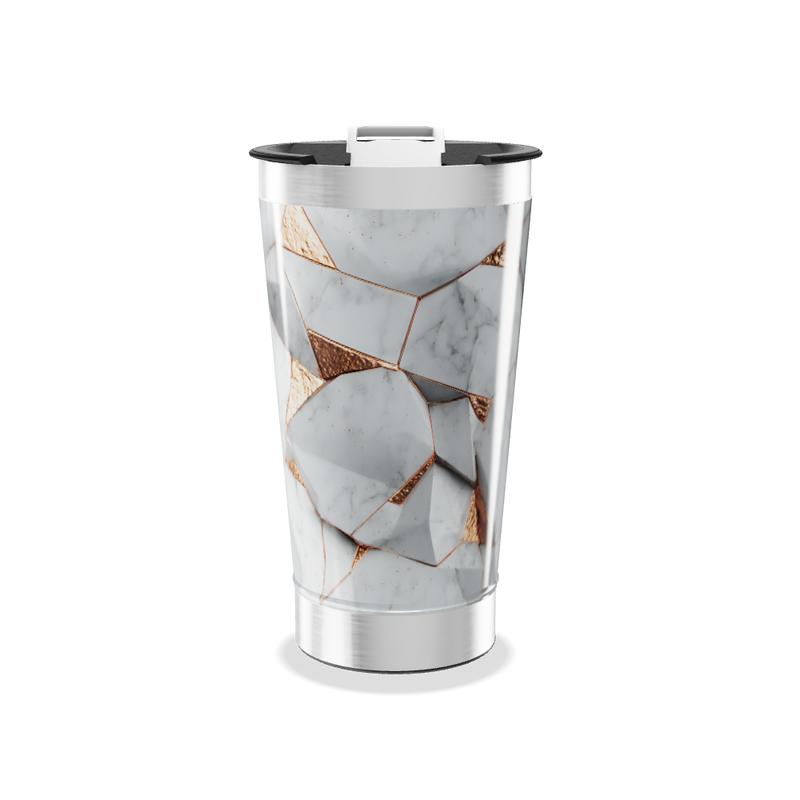 Copo Térmico - Mármore Geométrico
