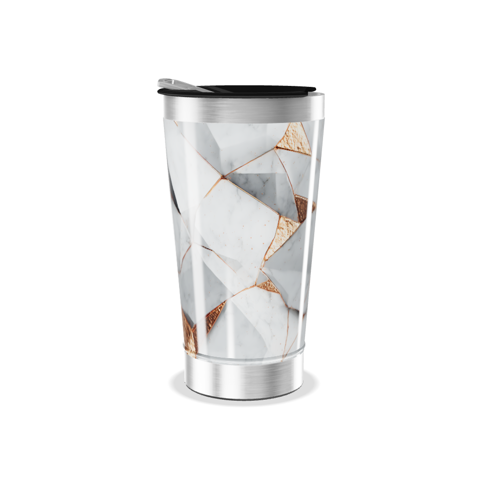 Copo Térmico - Mármore Geométrico