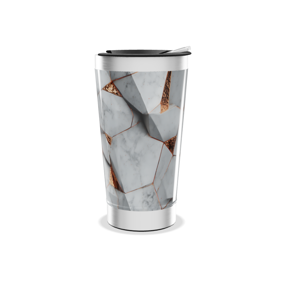 Copo Térmico - Mármore Geométrico
