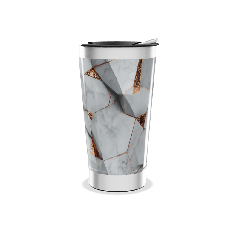 Copo Térmico - Mármore Geométrico