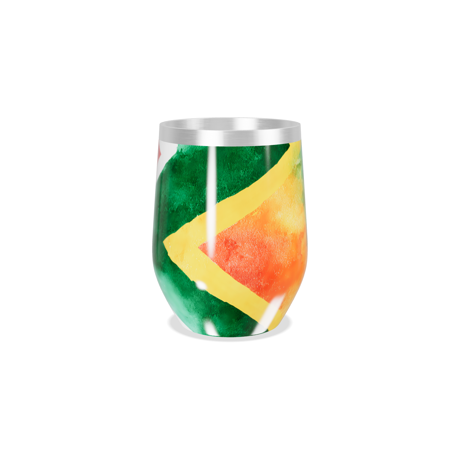 Copo Térmico Slim - Estampa Colorida Aquarela