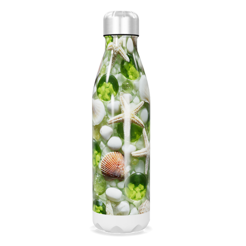 Garrafa Inox - Estampa Marinha Colorida