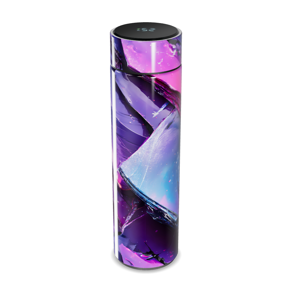 Garrafa Térmica Touch - Roxa com Display Digital