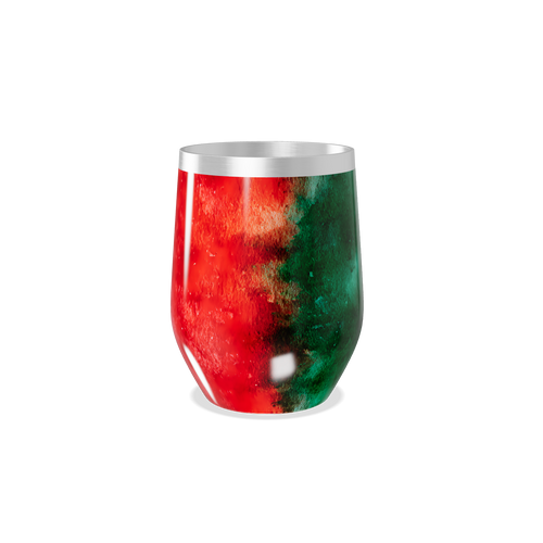 Copo Térmico Slim - Vermelho e Verde Metalizado