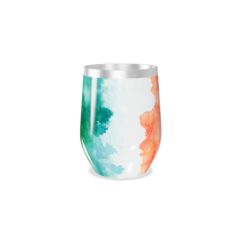 Copo Térmico Slim - Vermelho e Verde Metalizado