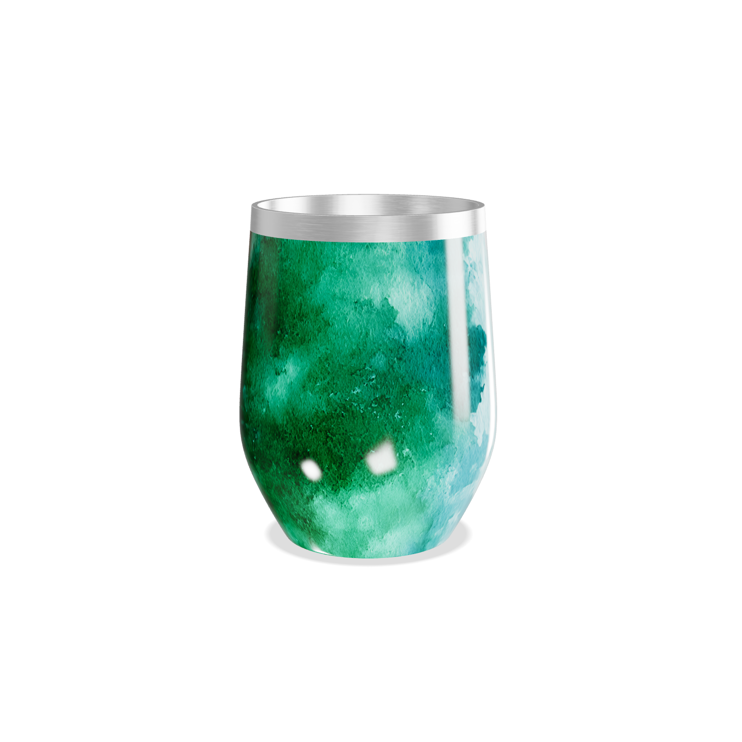 Copo Térmico Slim - Vermelho e Verde Metalizado