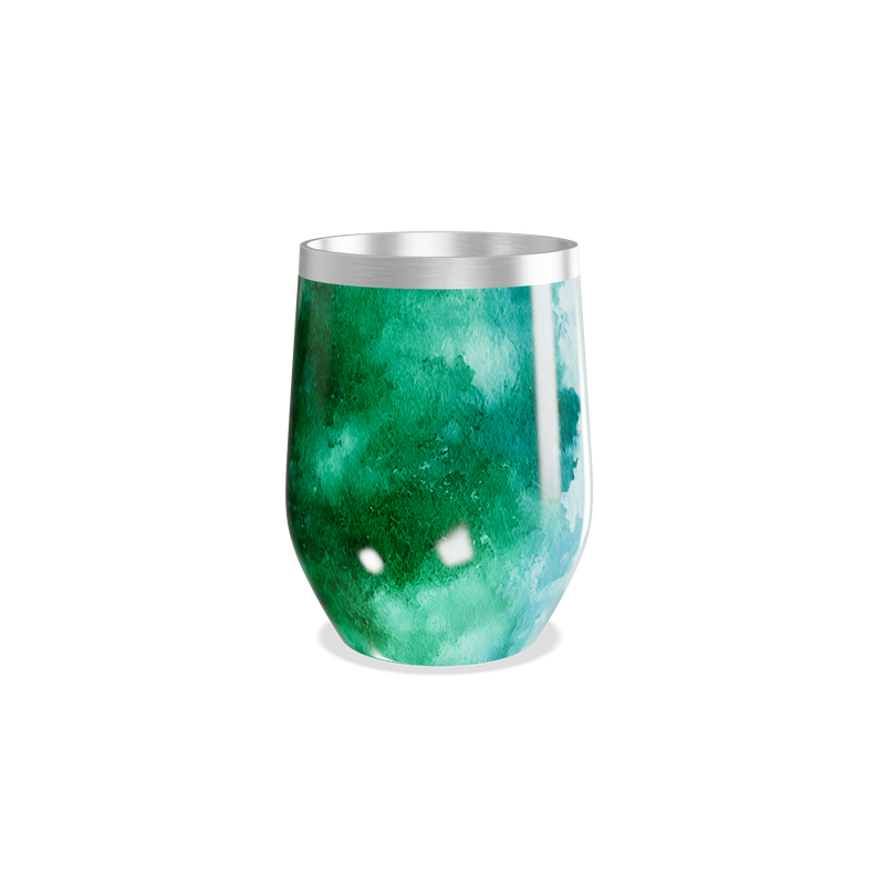 Copo Térmico Slim - Vermelho e Verde Metalizado