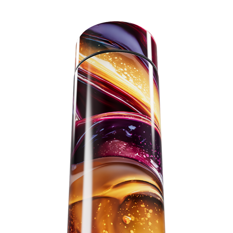 Garrafa Térmica Touch - Estampa Colorida Abstrata