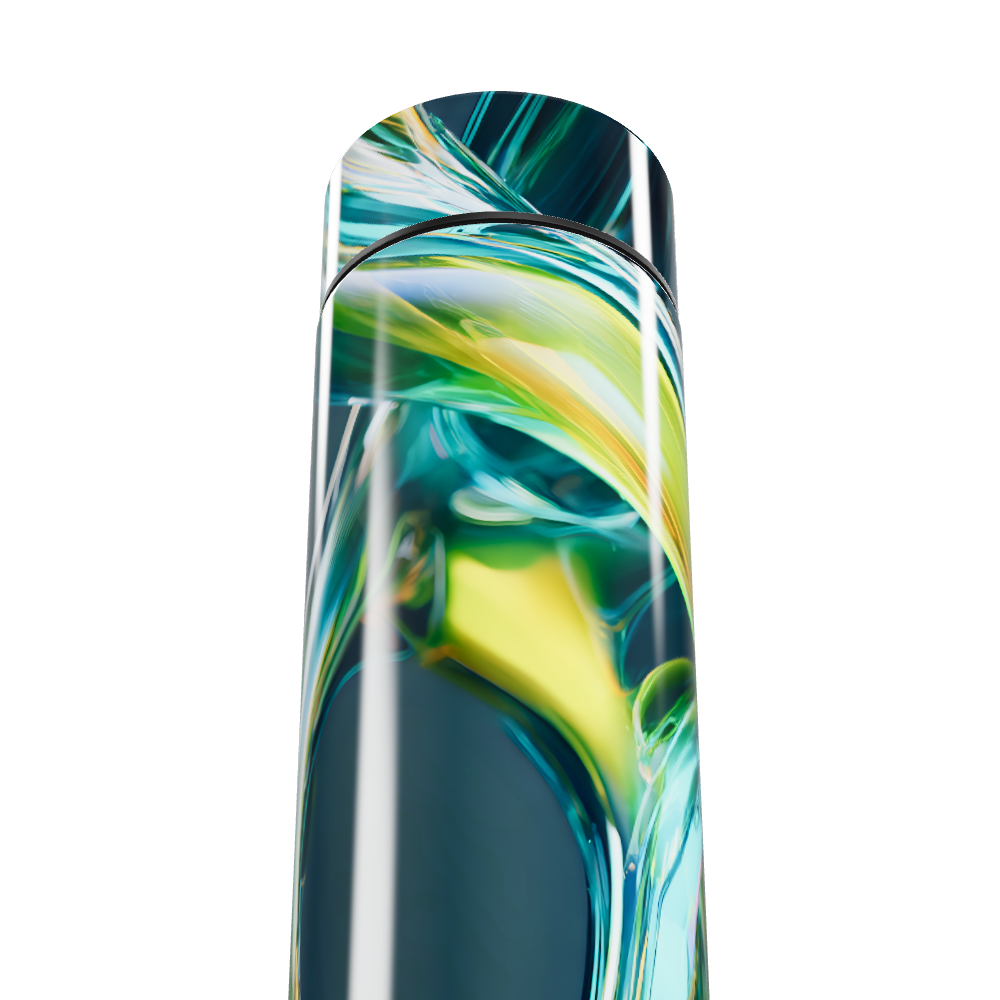 Garrafa Térmica Touch - Estampa Abstrata Colorida