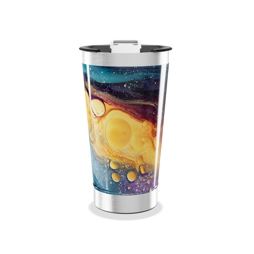 Copo Térmico - Estampa Cósmica Colorida