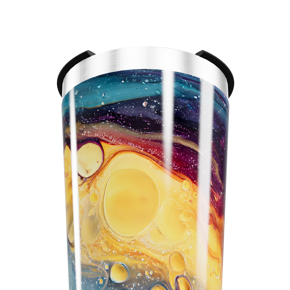 Copo Térmico - Estampa Cósmica Colorida