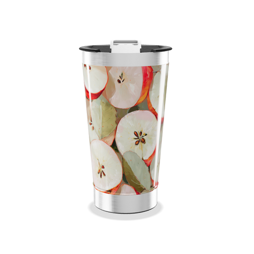 Copo Térmico - Estampa de Maçãs