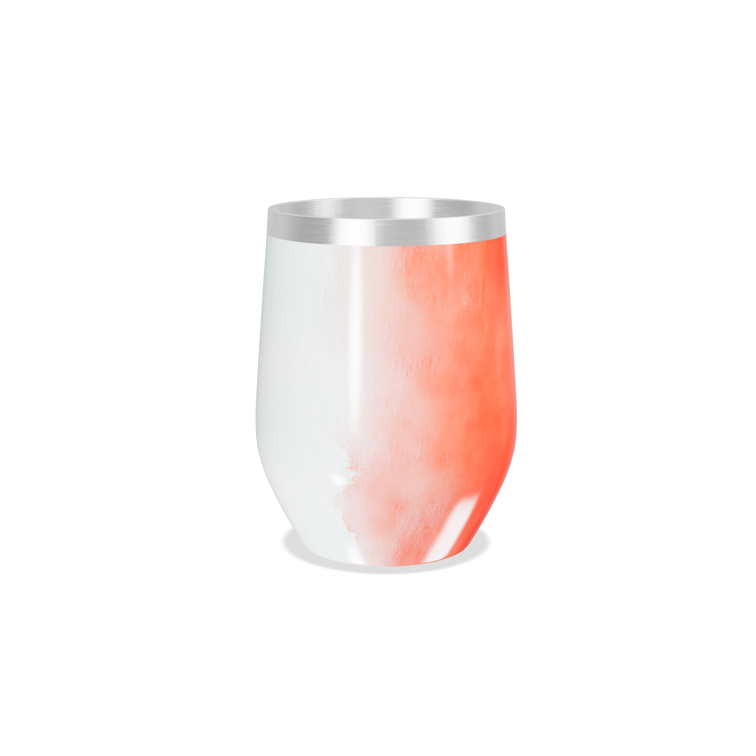 Copo Térmico Slim - Azul e Laranja Inox