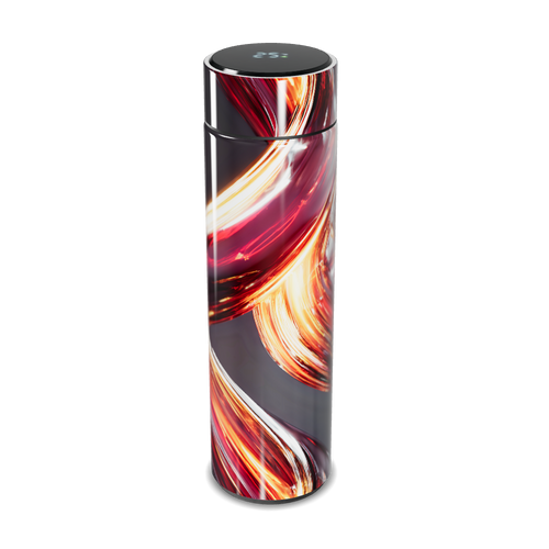 Garrafa Térmica Touch - Estampa Abstrata Colorida