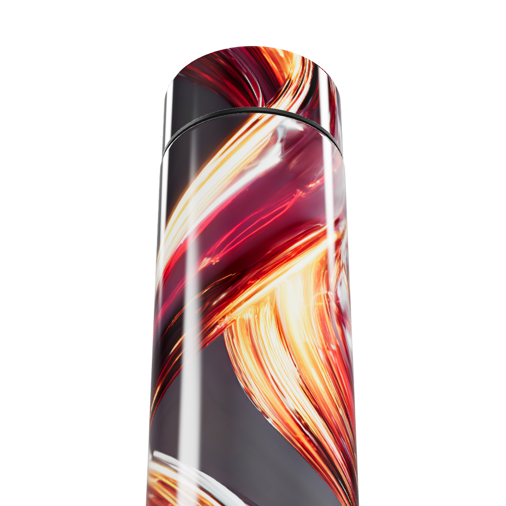 Garrafa Térmica Touch - Estampa Abstrata Colorida