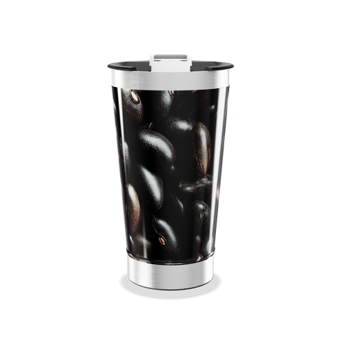 Copo Térmico - Estampa Grãos Café