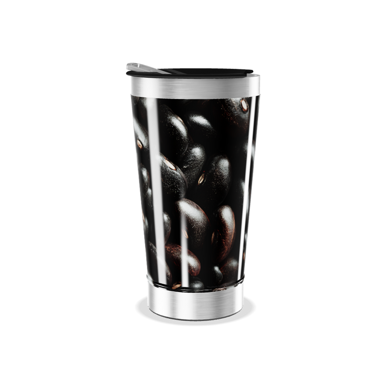 Copo Térmico - Estampa Grãos Café