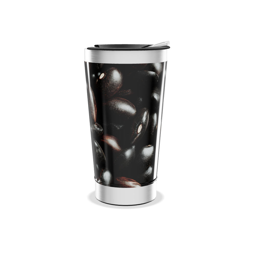 Copo Térmico - Estampa Grãos Café