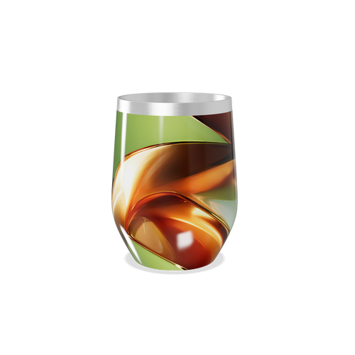 Copo Térmico Slim - Design Abstrato Colorido