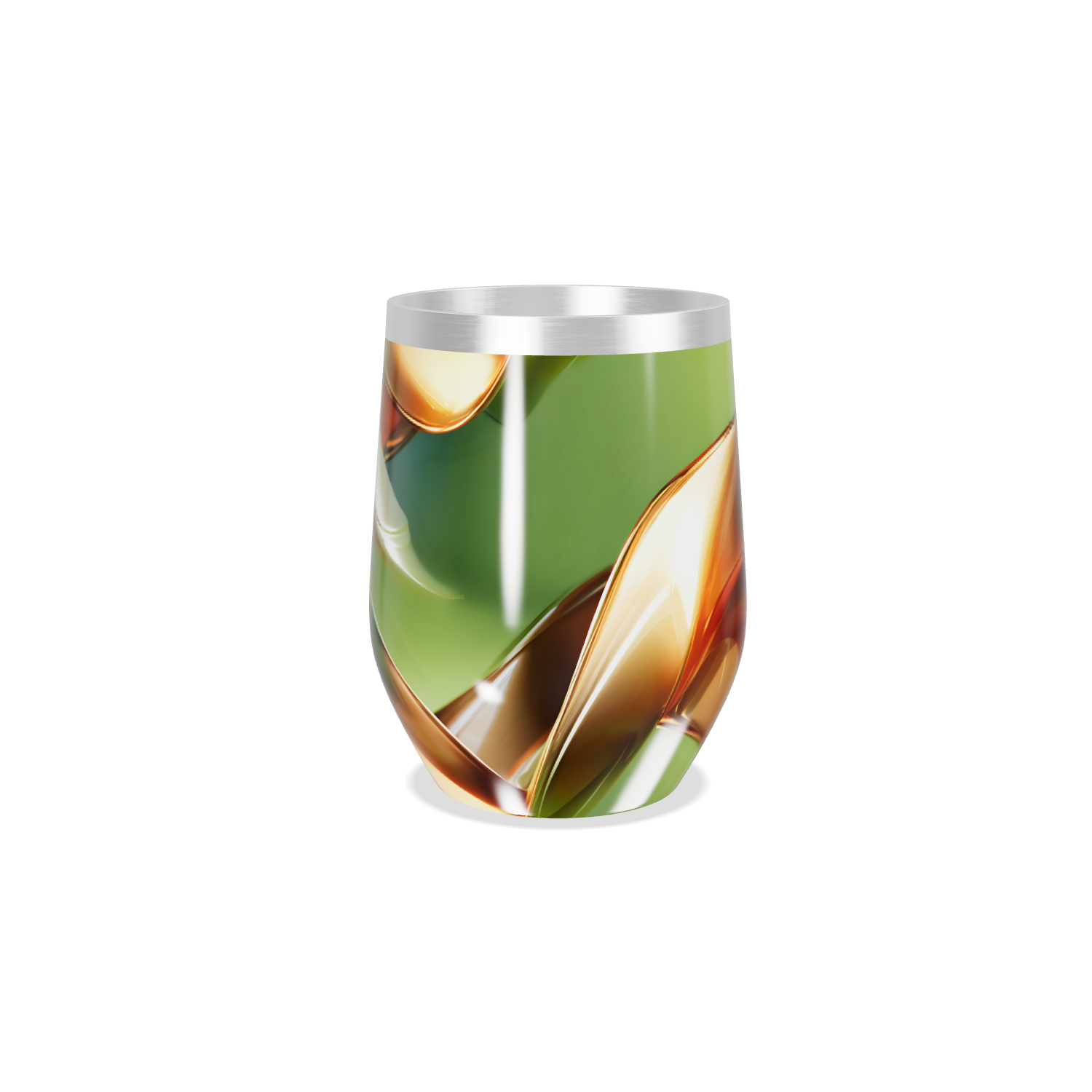 Copo Térmico Slim - Design Abstrato Colorido