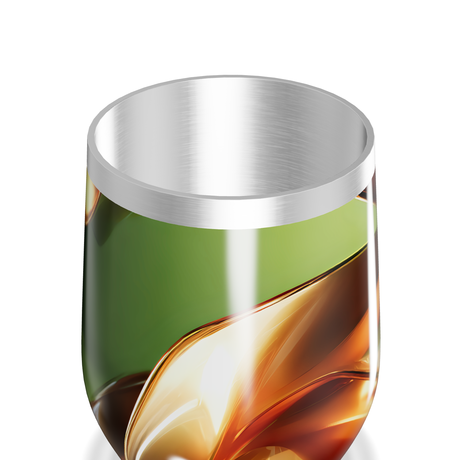 Copo Térmico Slim - Design Abstrato Colorido