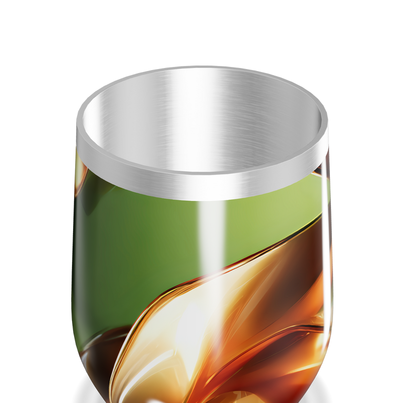 Copo Térmico Slim - Design Abstrato Colorido