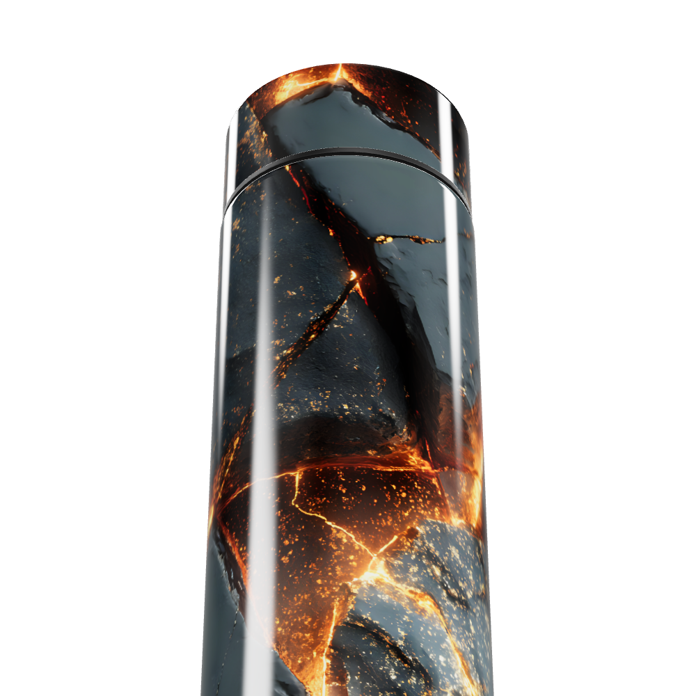 Garrafa Térmica Touch - Estampa Vulcânica