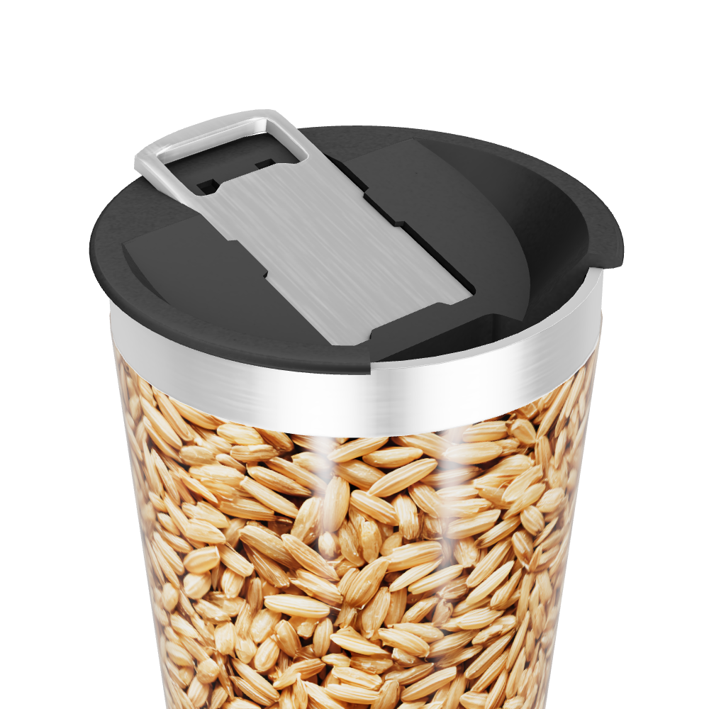 Copo Térmico - Estampa Grãos Aço Inox