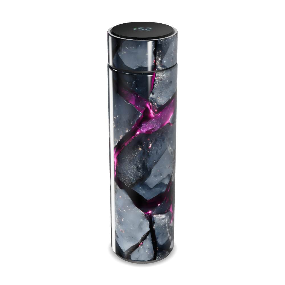 Garrafa Térmica Touch - Estampa Geométrica Preto