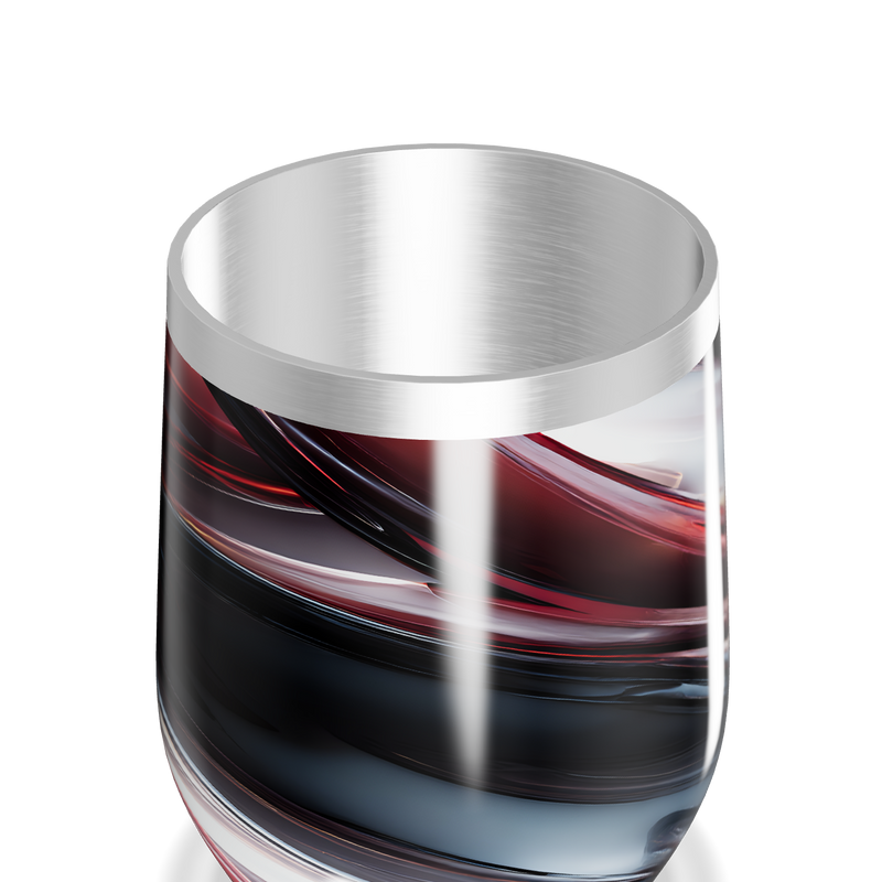 Copo Térmico Slim - Abstrato Multicolorido Inox