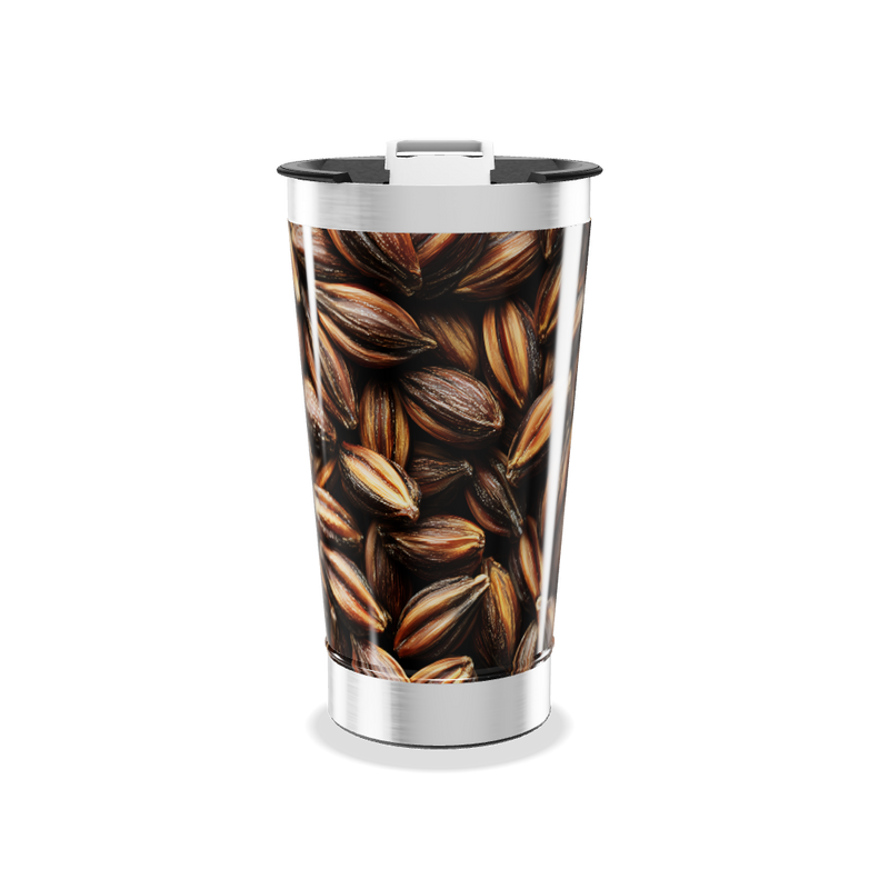 Copo Térmico - Estampa Sementes Aço Inox