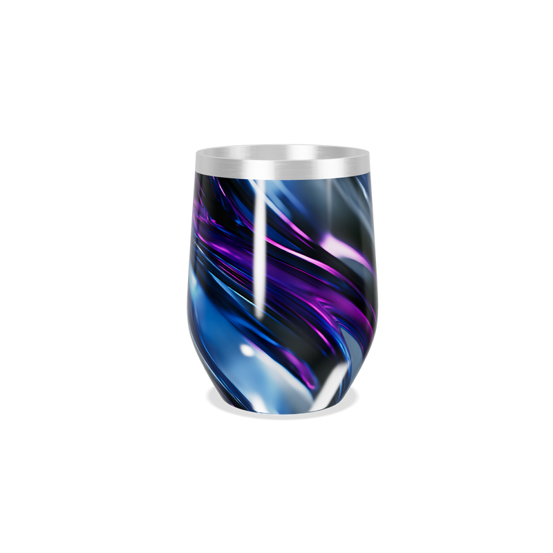 Copo Térmico Slim - Listras Azul e Roxo